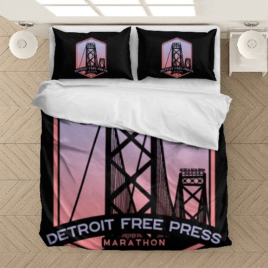 Detroit Free Press - Marathon – 26.2 – 2025 Bedding Sets