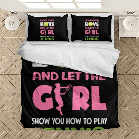 Move Over Boys Tennis Skill Showcase Bedding Sets