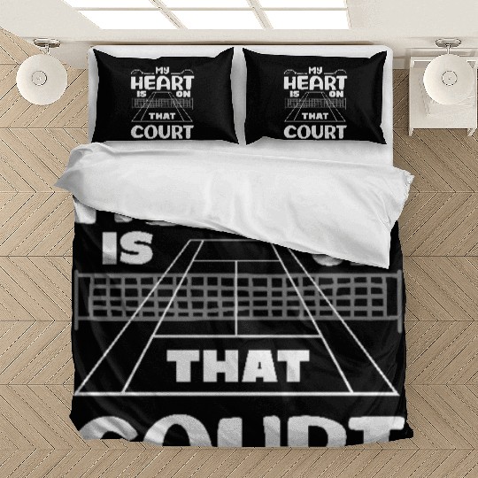 My Heart Is On That Tennis Court Bedding Sets