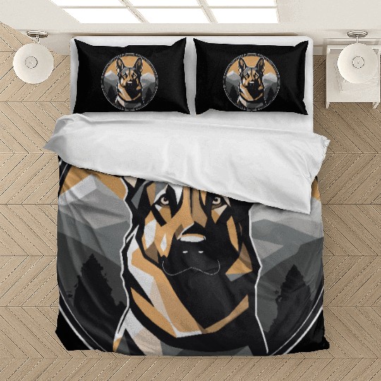 German Shepherd in Nature Bedding Sets