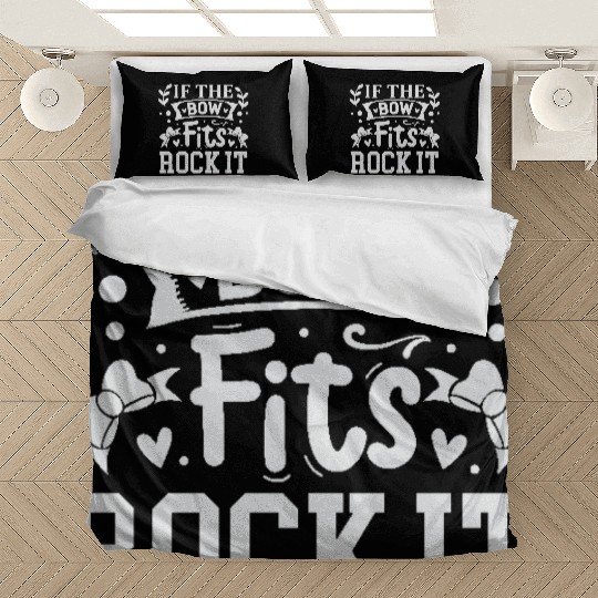 If The Bow Fits Rock It Chef Cooking Bedding Sets