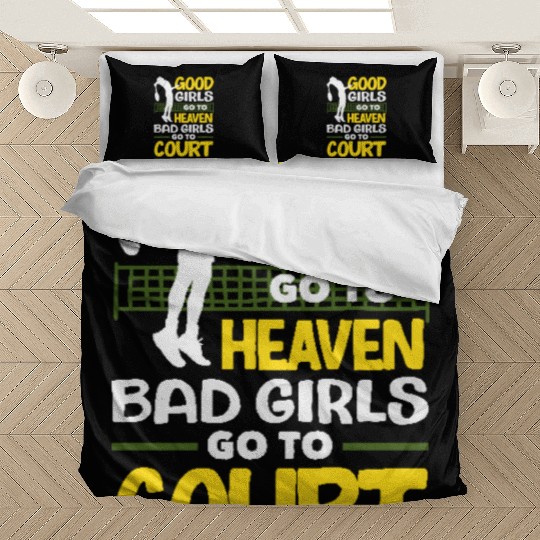 Good Girls Go To Heaven Tennis Court Bedding Sets