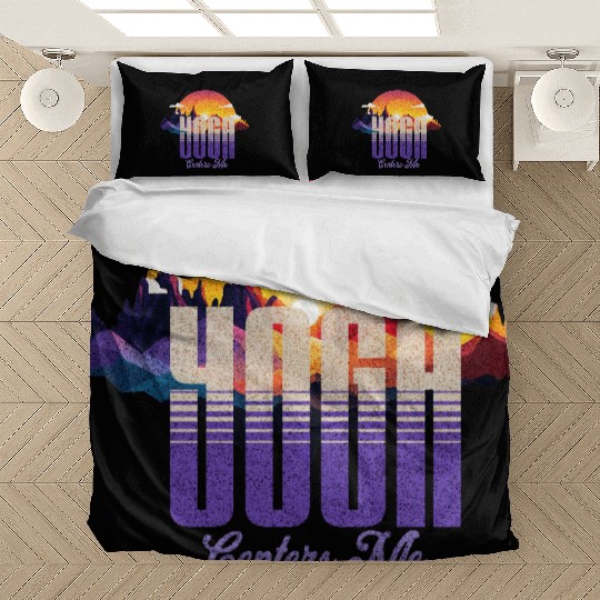 Yoga Centers Me Mountain Sunset Bedding Sets