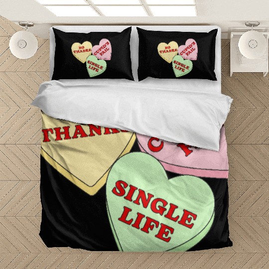 Valentines Candy Hearts Bedding Sets