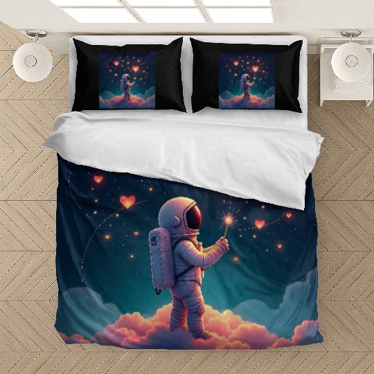 Astronauts are full of love Bedding Sets