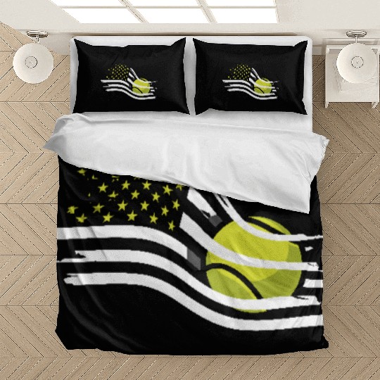 American Flag Tennis Passion Design Bedding Sets