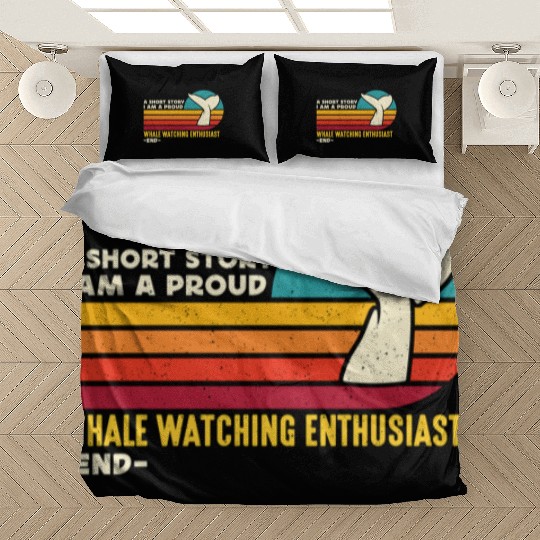 Whale Watching A Short Story I Am Marine Biologist Bedding Sets