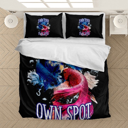 Find Your Own Spot Fishing Friends Fisherman Buddy Bedding Sets