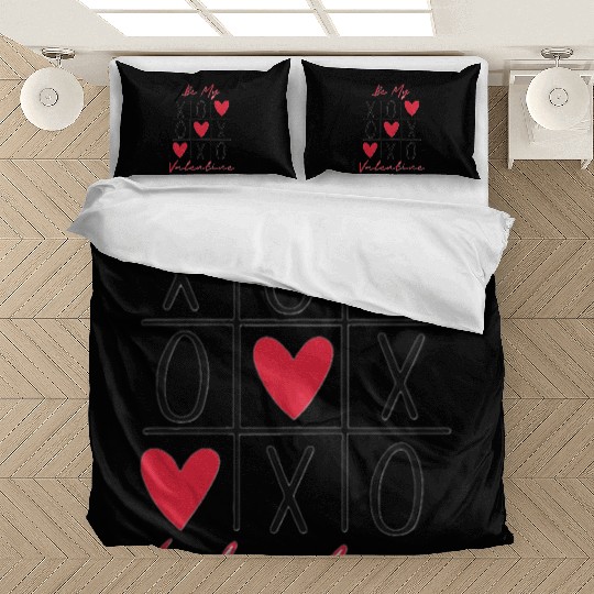 Be My Valentine Tic Tac Toe Bedding Sets