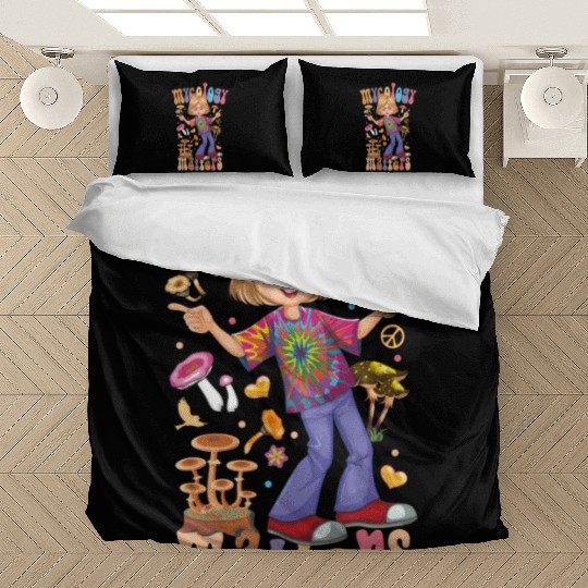Mushroom Fungi Mycology Matters Funny Hippie style Bedding Sets