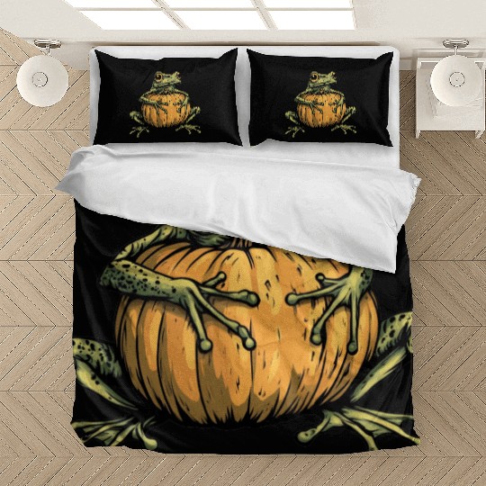 Pumpkin Frog Frog Pumpkin Bedding Sets