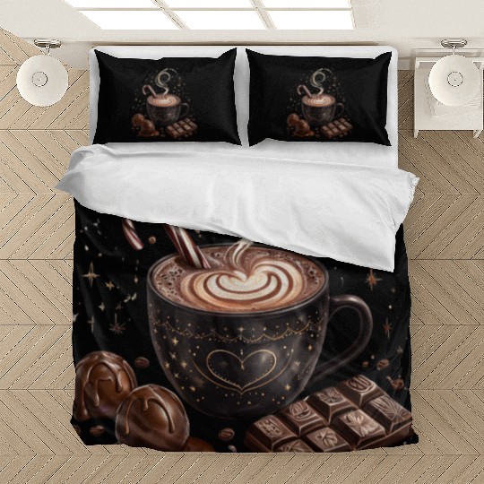 Cozy Hot Chocolate with Sweet Treats Bedding Sets