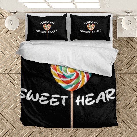 Sweetheart Rainbow Lollipop Valentine's Day Lolli Bedding Sets