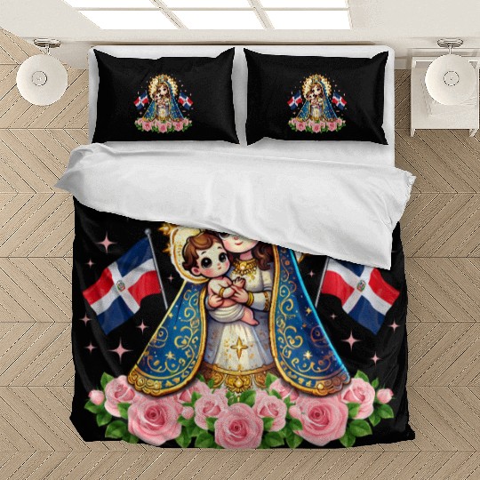 Our Lady of Altagracia Dominican Republic Catholic Bedding Sets