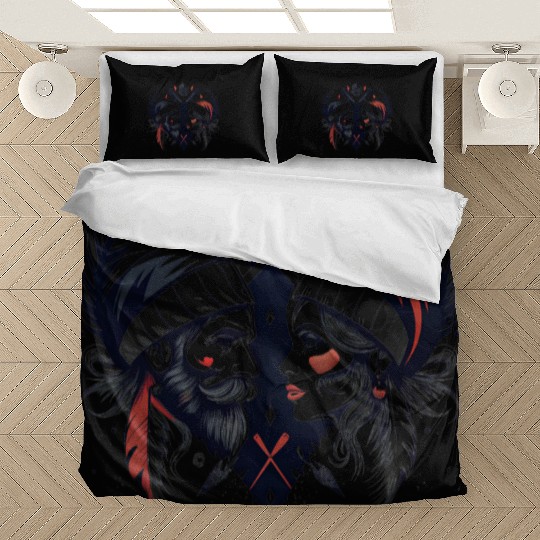Pirate Love: Romantic Skull & Crossbones Bedding Sets