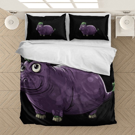 Hip Eggplant Bedding Sets