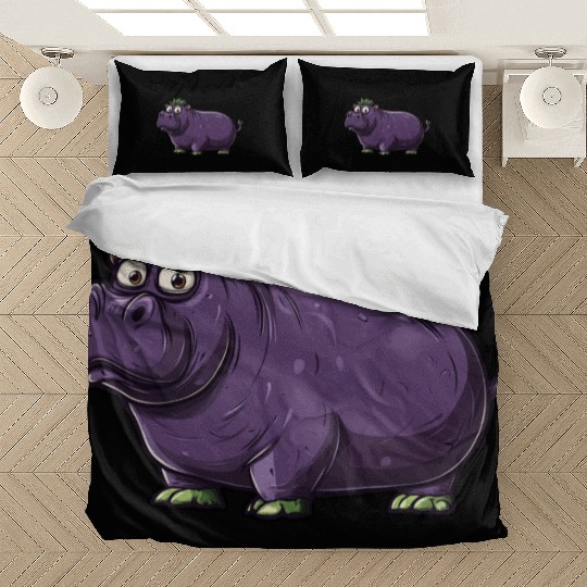 Hip Eggplant Bedding Sets