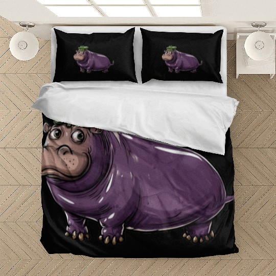 Hip Eggplant Bedding Sets
