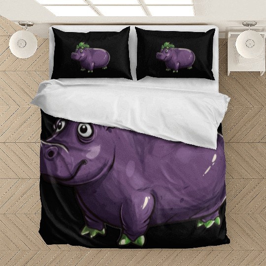 Hip Eggplant Bedding Sets