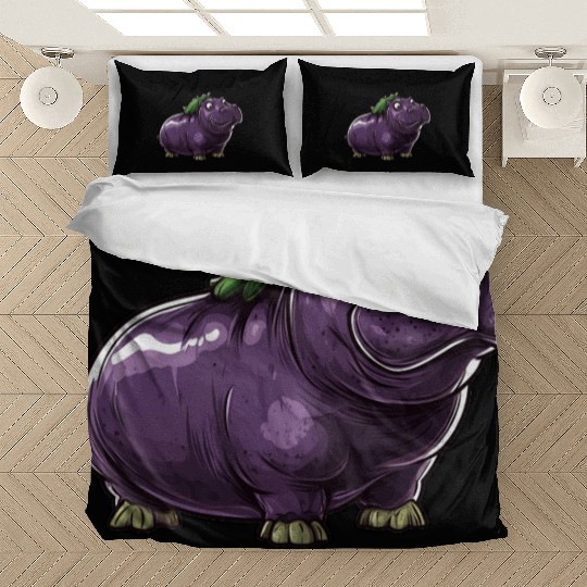 Hip Eggplant Bedding Sets