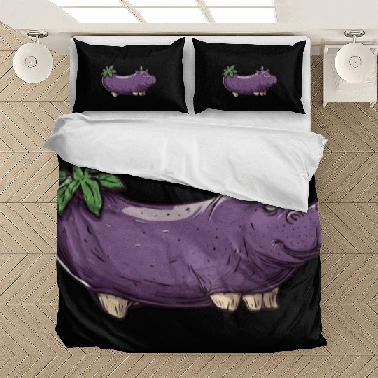 Hip Eggplant Bedding Sets