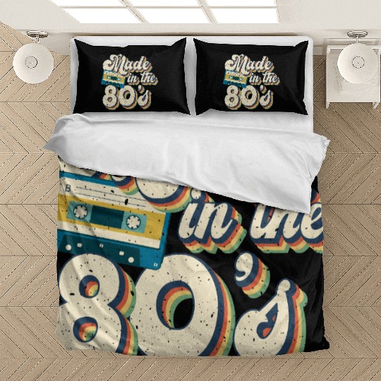 Retro 80s Style design Perfect for Nostalgia Fans Bedding Sets