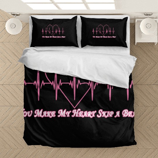 You Make My Heart Skip a Beat/ Valentines Day Bedding Sets