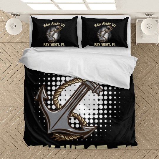 Florida Keys SAIL AWAY TO KEY-WEST Sailing Outfit Bedding Sets