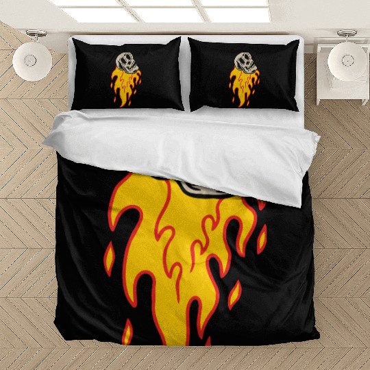 skull power retro Bedding Sets design