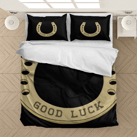 Cool Horseshoe for Lucky Days Bedding Sets