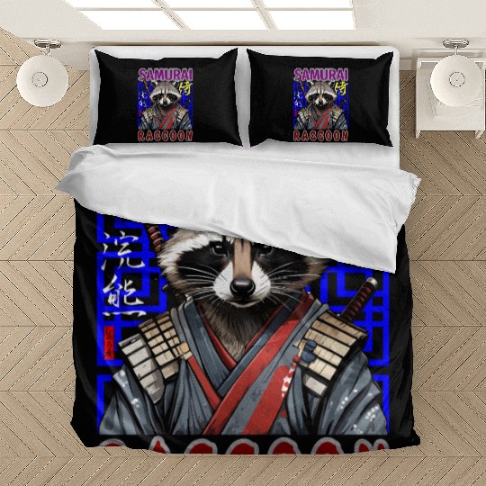 Samurai Raccoon Bedding Sets