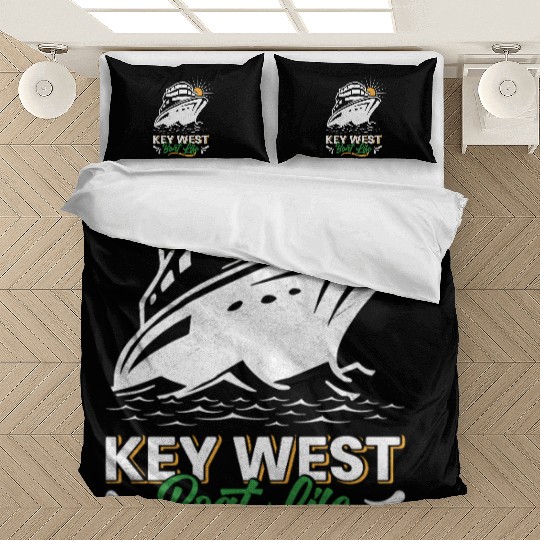 KEY-WEST BOAT LIFE Sailing Florida Keys West Keys Bedding Sets