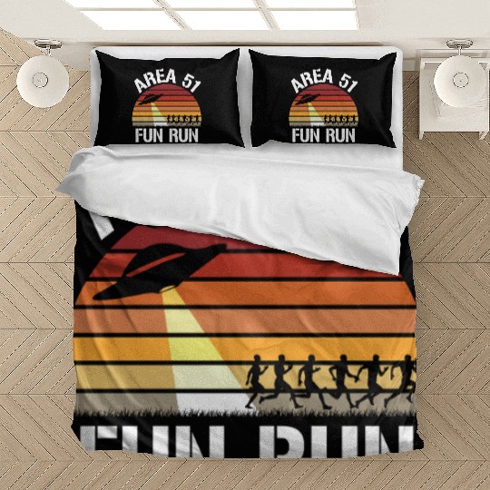 Area 51 Fun Run I Aliens UFO Roswell Alien Bedding Sets