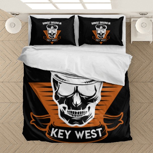Florida SUNSET SAILING IN KEY-WEST Sunshine-State Bedding Sets