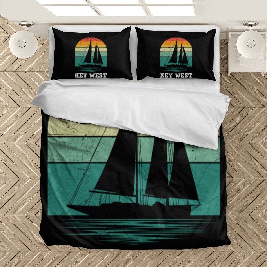 KEY-WEST FLORIDA Sailing Sunshine-State West Keys Bedding Sets