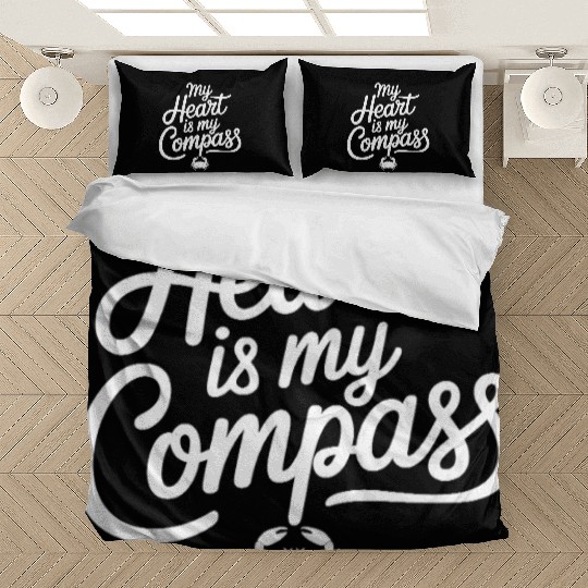 My Heart Is My Compass Cancer Zodiac Wisdom Bedding Sets