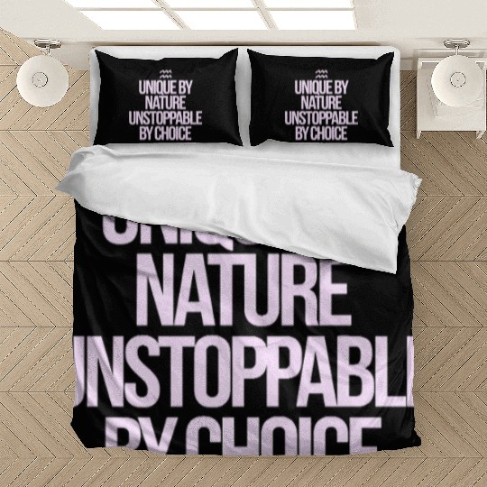 Unique By Nature Aquarius Character Zodiac Bedding Sets