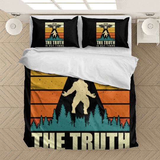 UFO-Bigfoot Yeti Sasquatch Bedding Sets