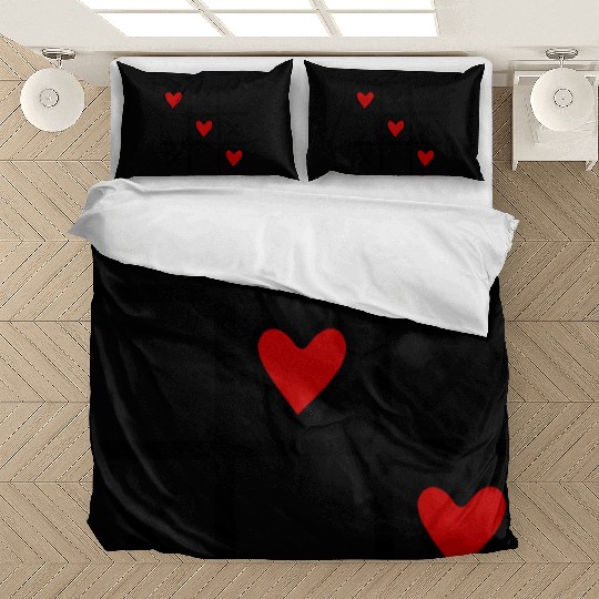 tic tac toe. valentines day gift.couple.light. Bedding Sets