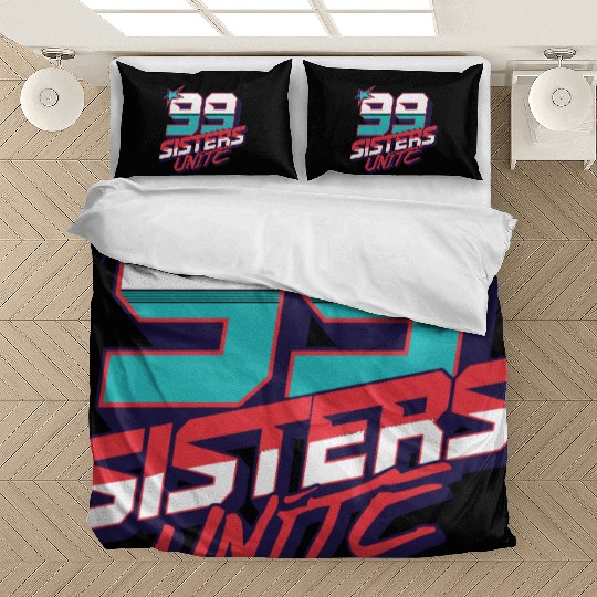 99 Sisters Unite Bold Retro Sports Bedding Sets