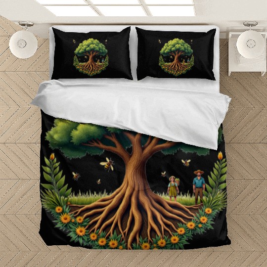Tree of Life & Bees Bedding Sets