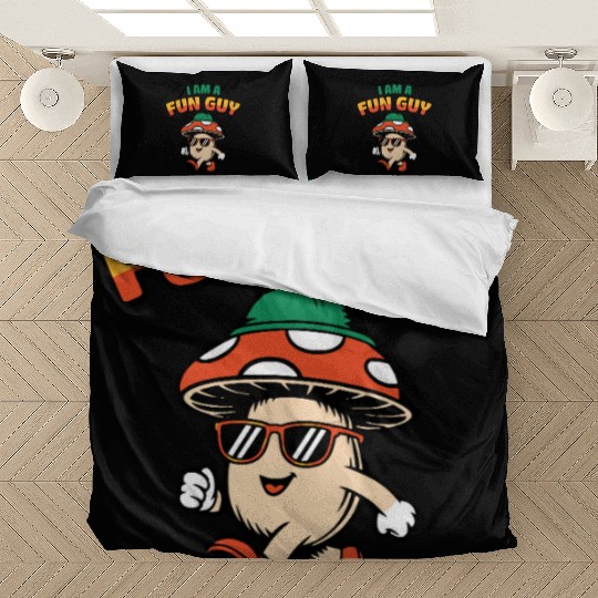 I am a Fun Guy Funny Fungi Pun Bedding Sets
