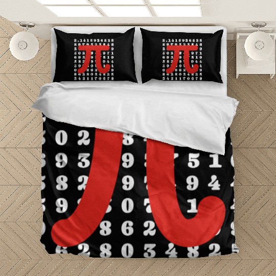 Pi Number with 100 Digits Pi Day Bedding Sets