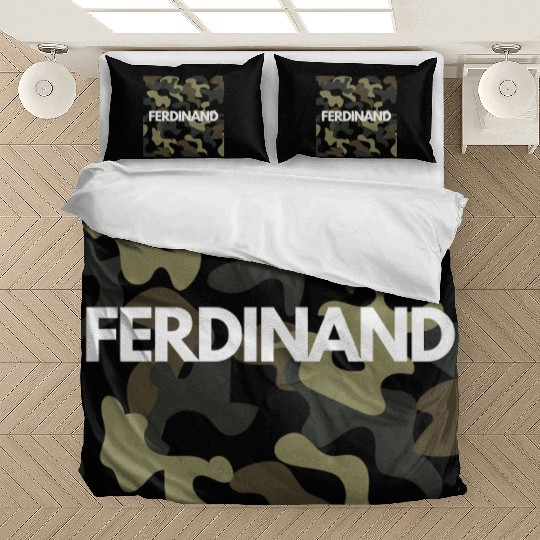 Ferdinand Name Bedding Sets Men Good Quality Camouflage