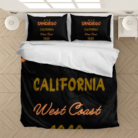 San Diego West Coast California America History Bedding Sets