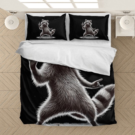Rock Raccoon – Metal and Coolness Bedding Sets
