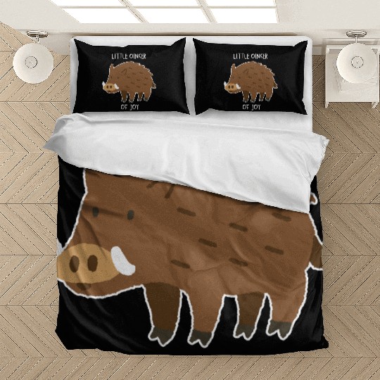 Little Oinker Of Joy Fluffy Piglet Bedding Sets
