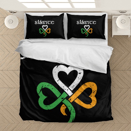 Slainte St Patricks Day Irish Cheers Good Health Bedding Sets