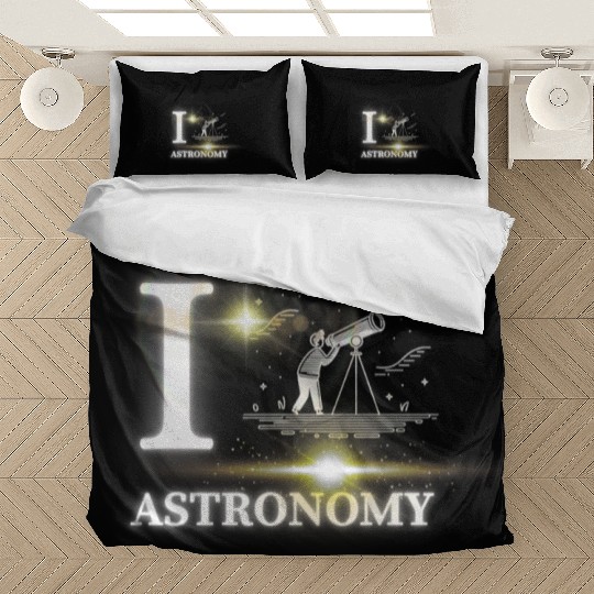 Amateur Astronomy: I Love Astronomy Bedding Sets