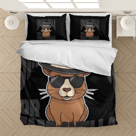 Smart Fella or Fart Smella – Capybara Knows Best Bedding Sets